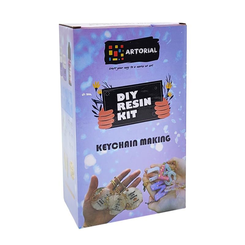 Artorial DIY Resin Kit, Keychain Making