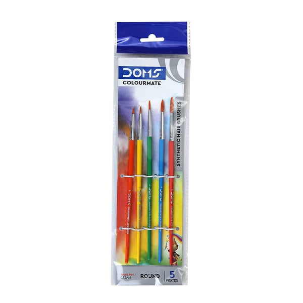Doms Colourmate paint brush set, 5 pieces mix
