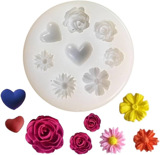 Silicone Mould Flowers Small 6C #RAWS-529