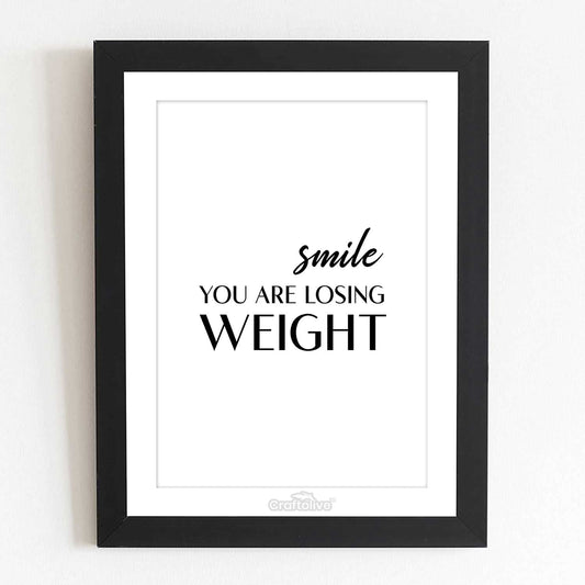 Craftolive Funny Minimalist Toilet Typography Wall Frame - PSTRN11