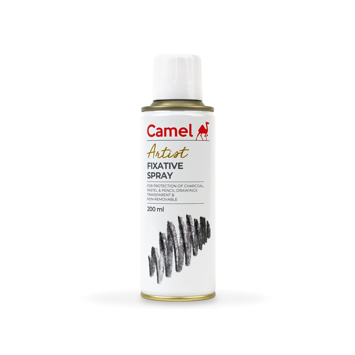 Camel artist fixative spray can, 200ml, for pastel and charcoal art