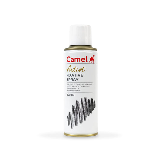 Camel artist fixative spray can, 200ml, for pastel and charcoal art