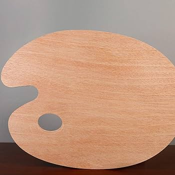 TRC Wooden Colour Mixing Plate #RAW-1820