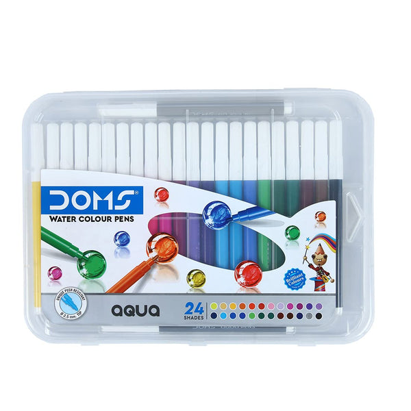 Pack of 24 Doms water colour sketch pens in assorted shades
