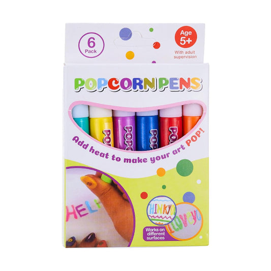 Popcorn Pens, 6 Shades