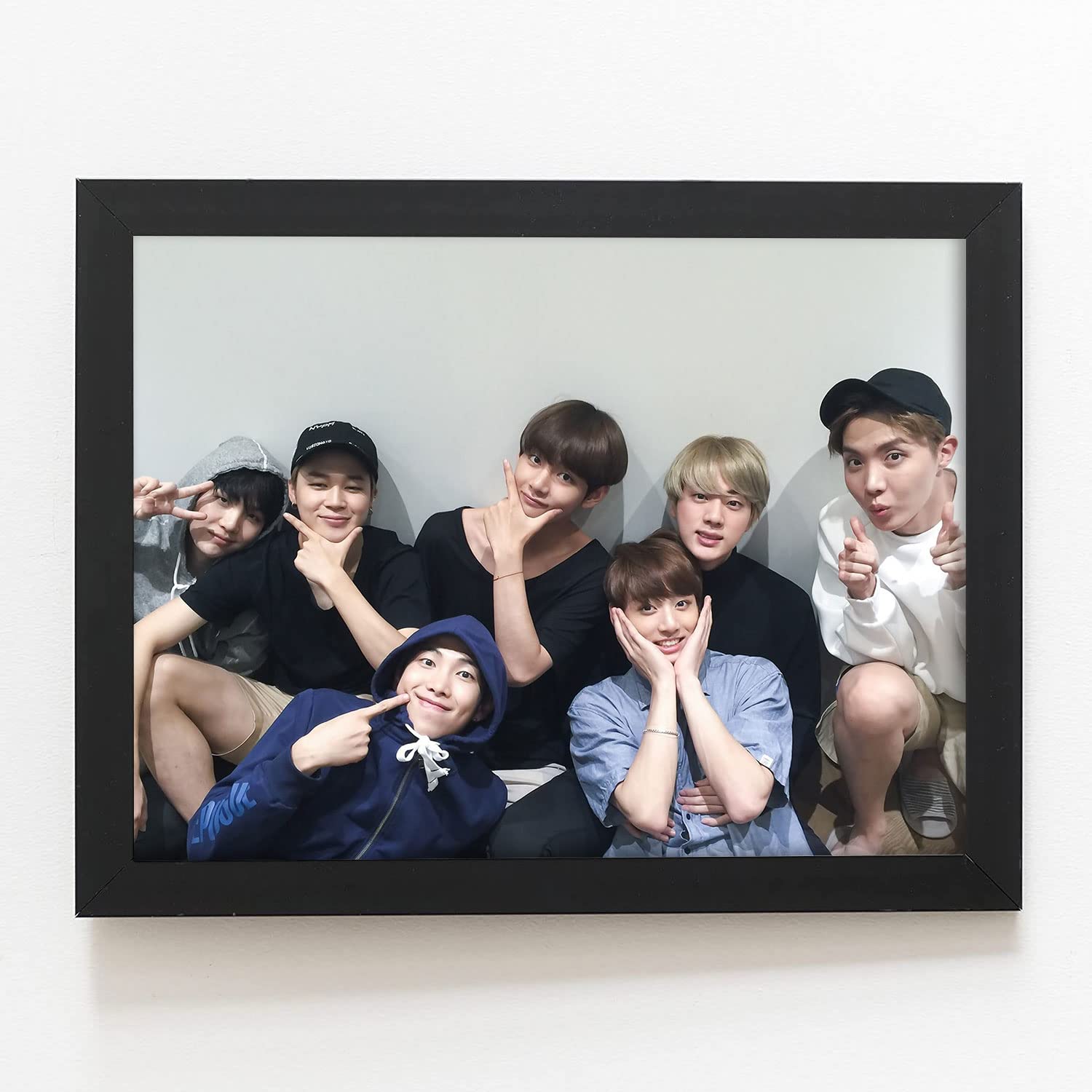 Bts Frame Craftolive KPop BTS Group Wall Frame - PSTRN09B – Chetna Store