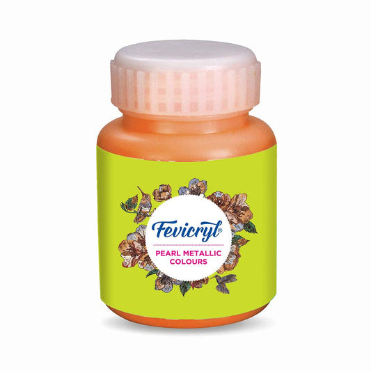 Pidilite Fevicryl Acrylic Colour 100ml, Pearl Metallic Copper-353