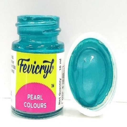 Fevicryl Acrylic Colour Pearl Loose, 10ml, Turquoise Blue-320