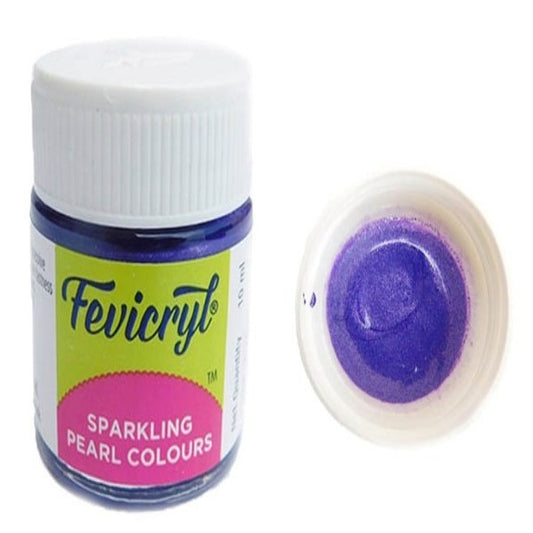 Pidilite Fevicryl Acrylic Colour 10ml, Pearl Lilac-307