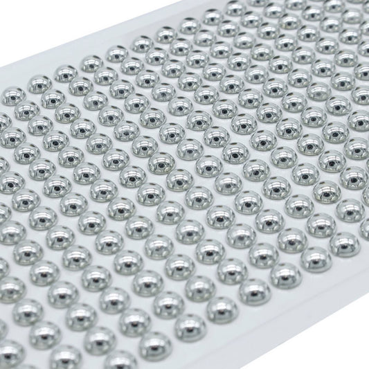 Silver Beads Stickers 4mm