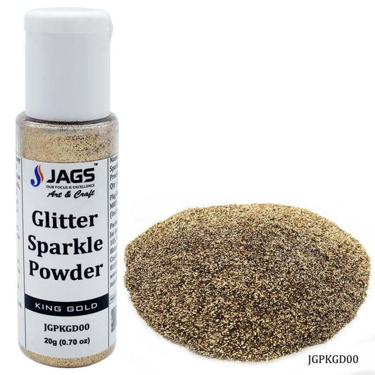 Jags Glitter Sparkle Powder 20g, King Gold
