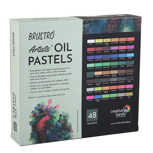 Brustro Artists Oil Pastels, 48 Shades