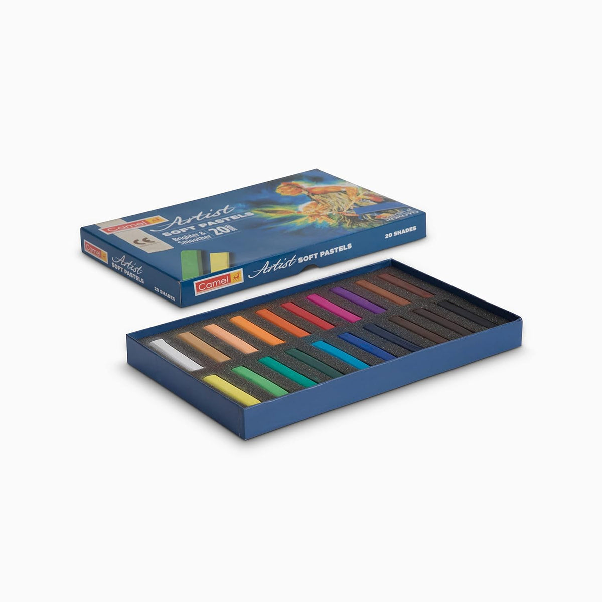 Camel Artist Soft Pastels set, 20 assorted shades