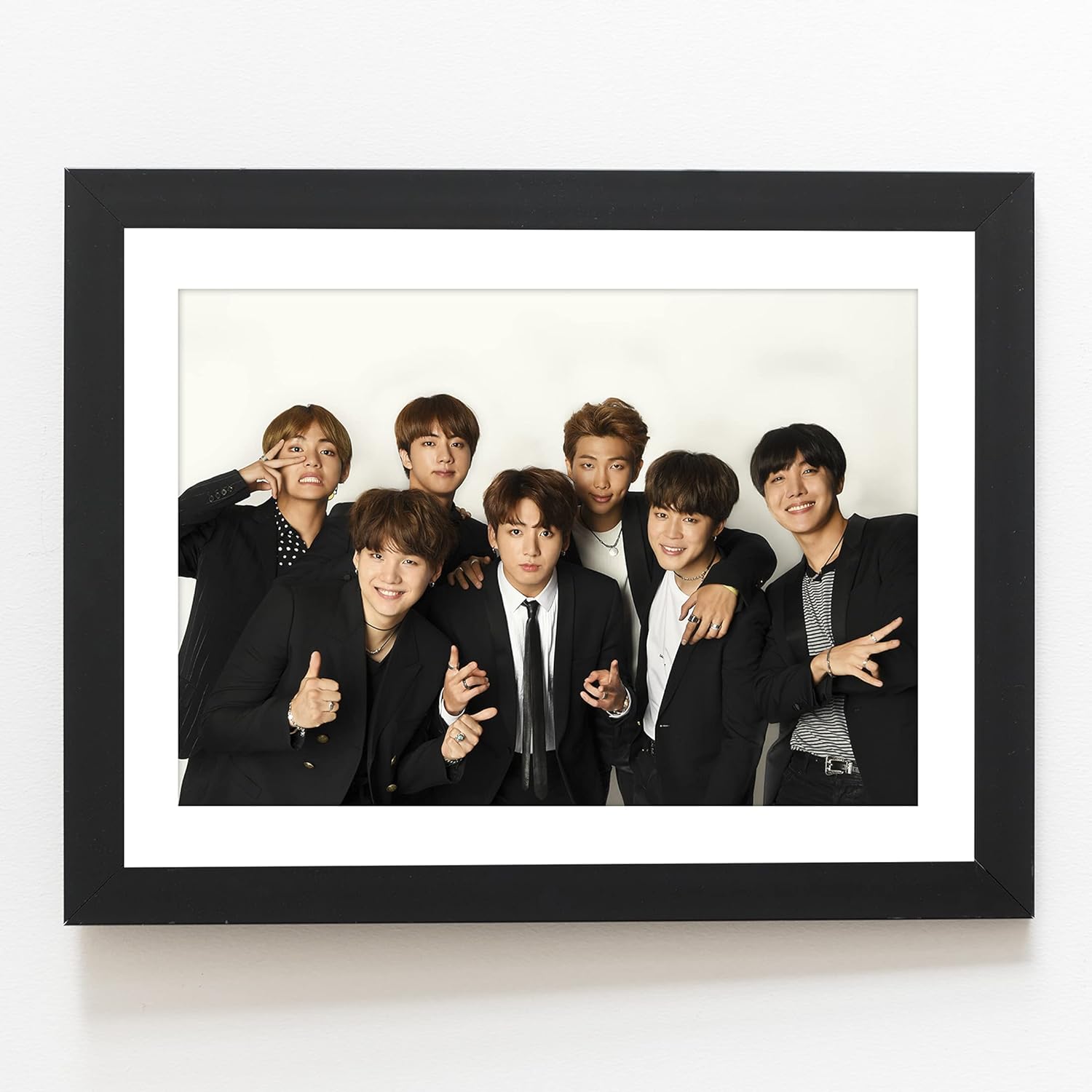 Bts Frame Craftolive KPop BTS Group Wall Frame - PSTRN09 – Chetna Store