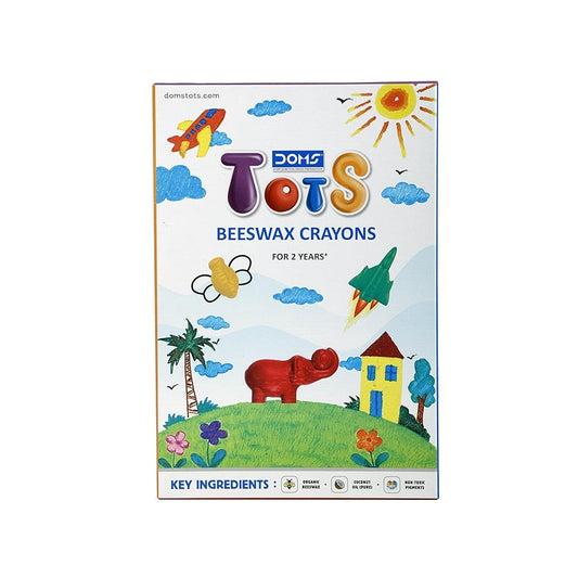 Doms Tots Beeswax Crayons, 8pc