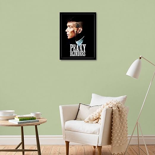 Craftolive Peaky Blinders Thomas Shelby Black Wall Frame - PSTRN102