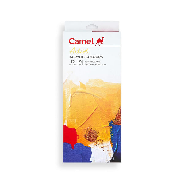 Set of 24 acrylic paint tubes, 9ml each