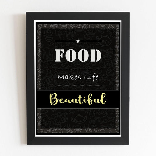 Craftolive Foodies Food Lover Wall Frame - PSTRN31