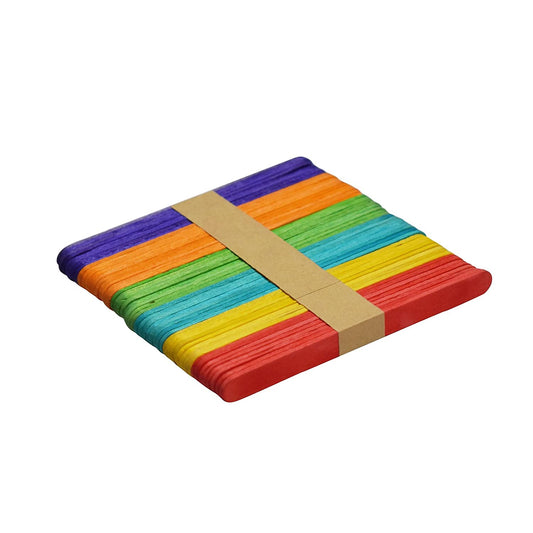 Popsicle Ice-cream Sticks, Small, Coloured