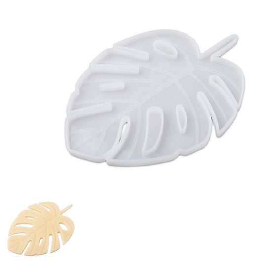 Silicone Mould Monster Leaf 5 inches