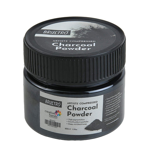 Brustro Artists Compressed Charcoal Powder 100ml