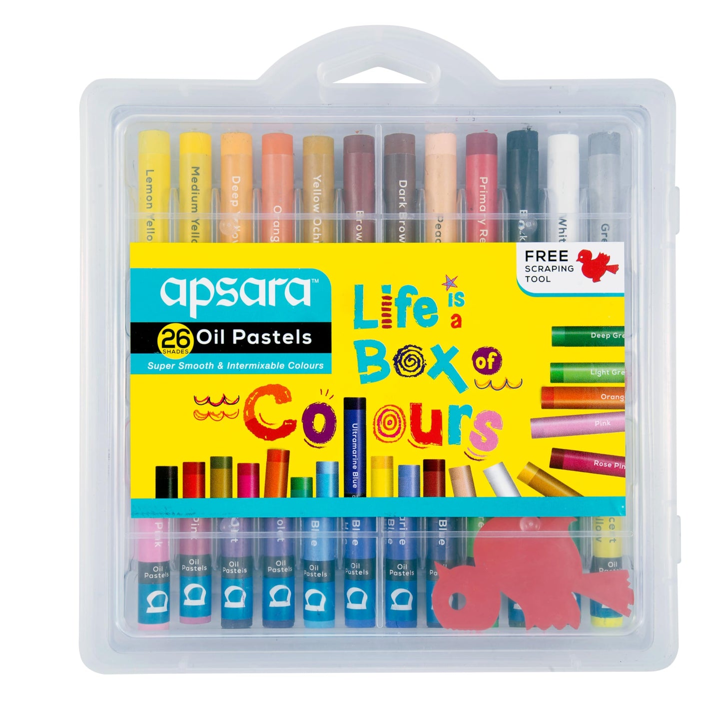 Apsara Oil Pastels 26 Shades