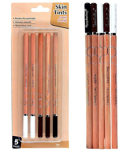 Keep Smiling Skin Tints Pastel Pencils 5pc