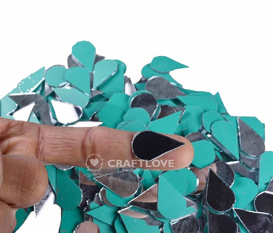 Mirror Cutouts Tilak Drop 7x9mm 40g