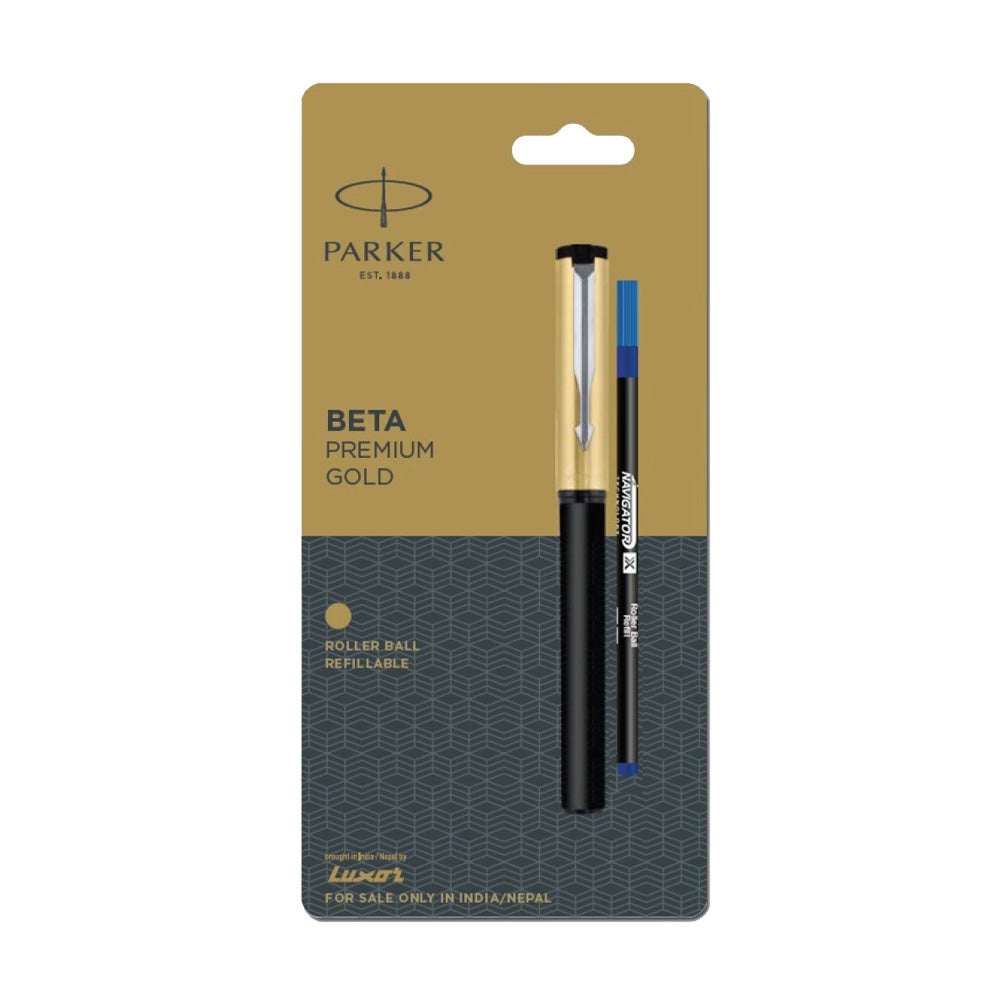 Parker Beta Premium roller ball pen with coated clip