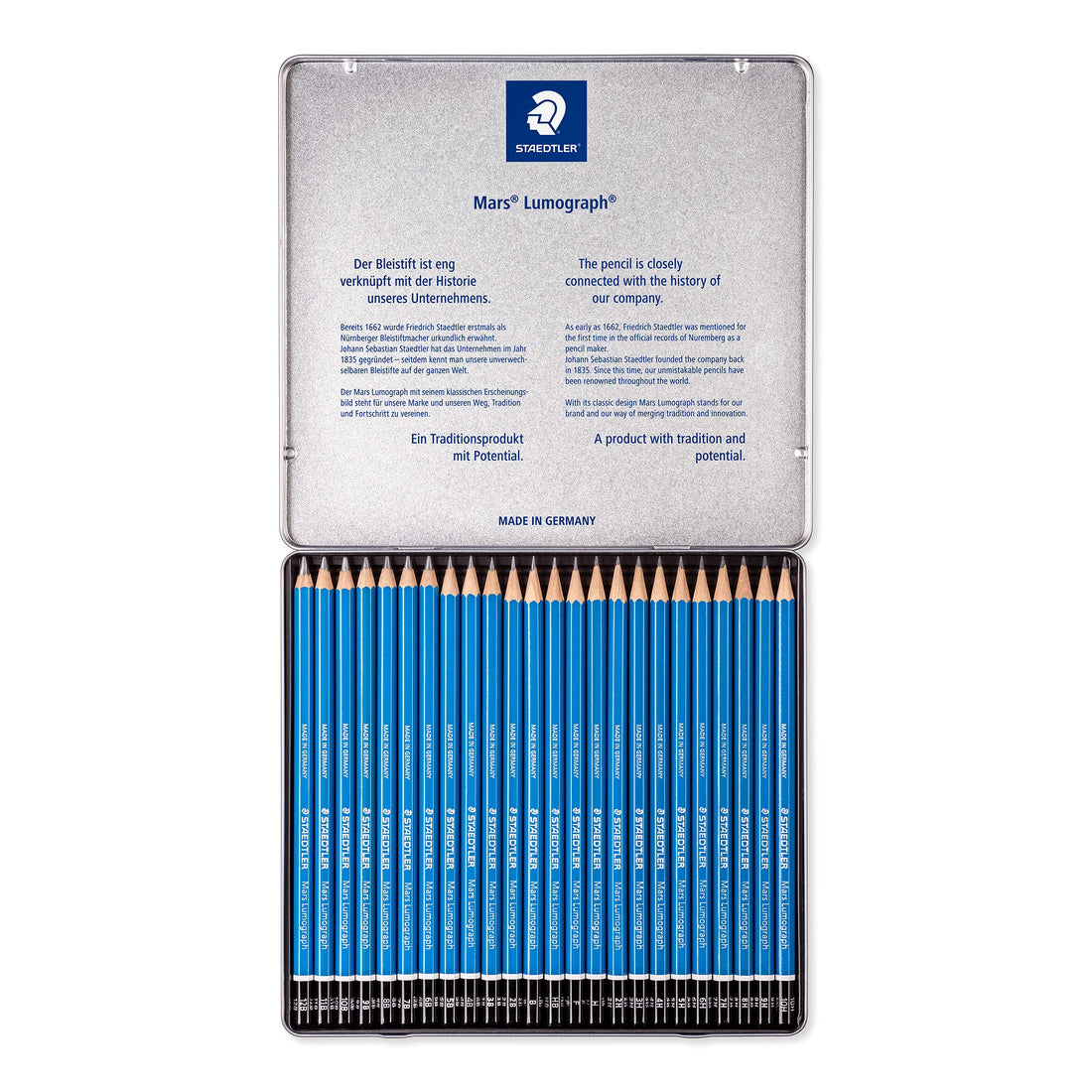Staedtler Mars Lumograph 24pcs, Artist Drawing & Sketching Pencils