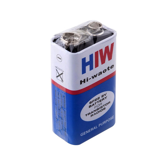 Standard 9V battery for household devices