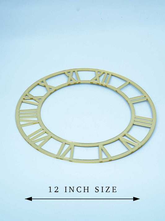 Acrylic Ring Golden, Roman 12inches #CG12