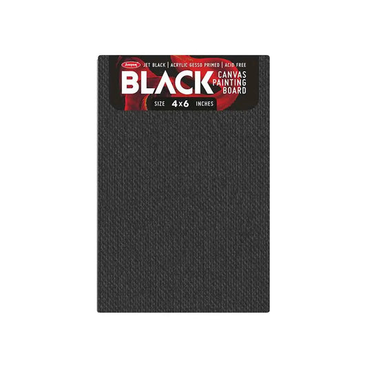 Anupam Canvas Board Black 4x6"