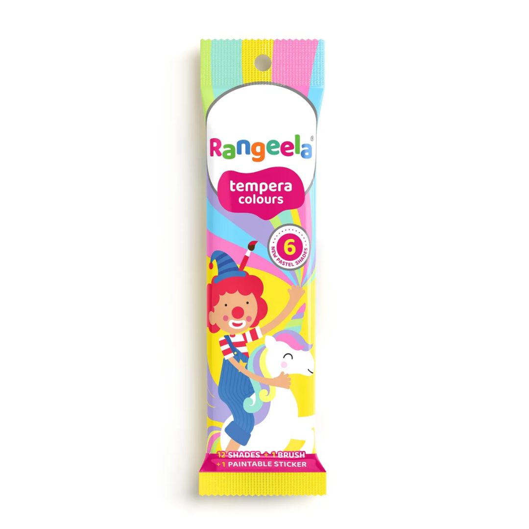 Rangeela Tempera Colours Metallic, 6 Shades