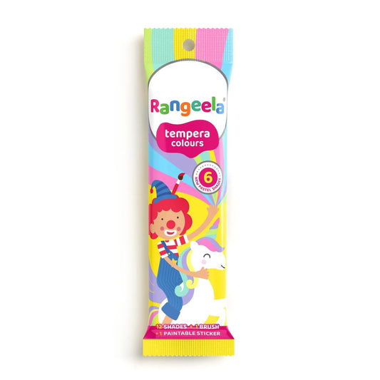Rangeela Tempera Colours Metallic, 6 Shades