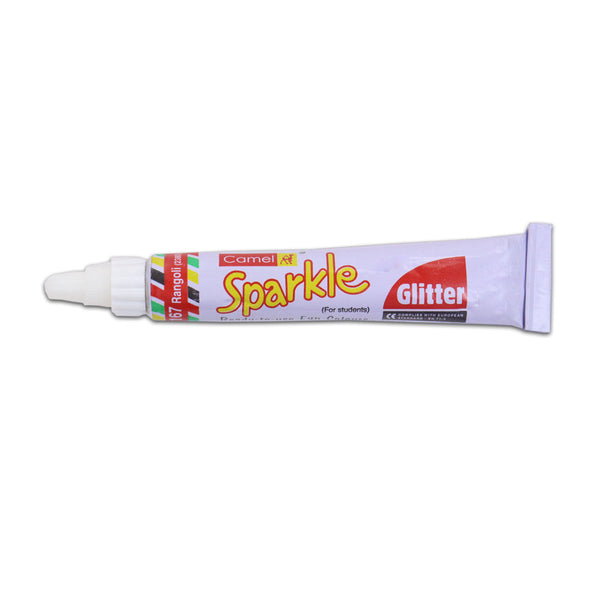 Camel Sparkle Glitter Tube 15ml, Rangoli-167 shade shown
