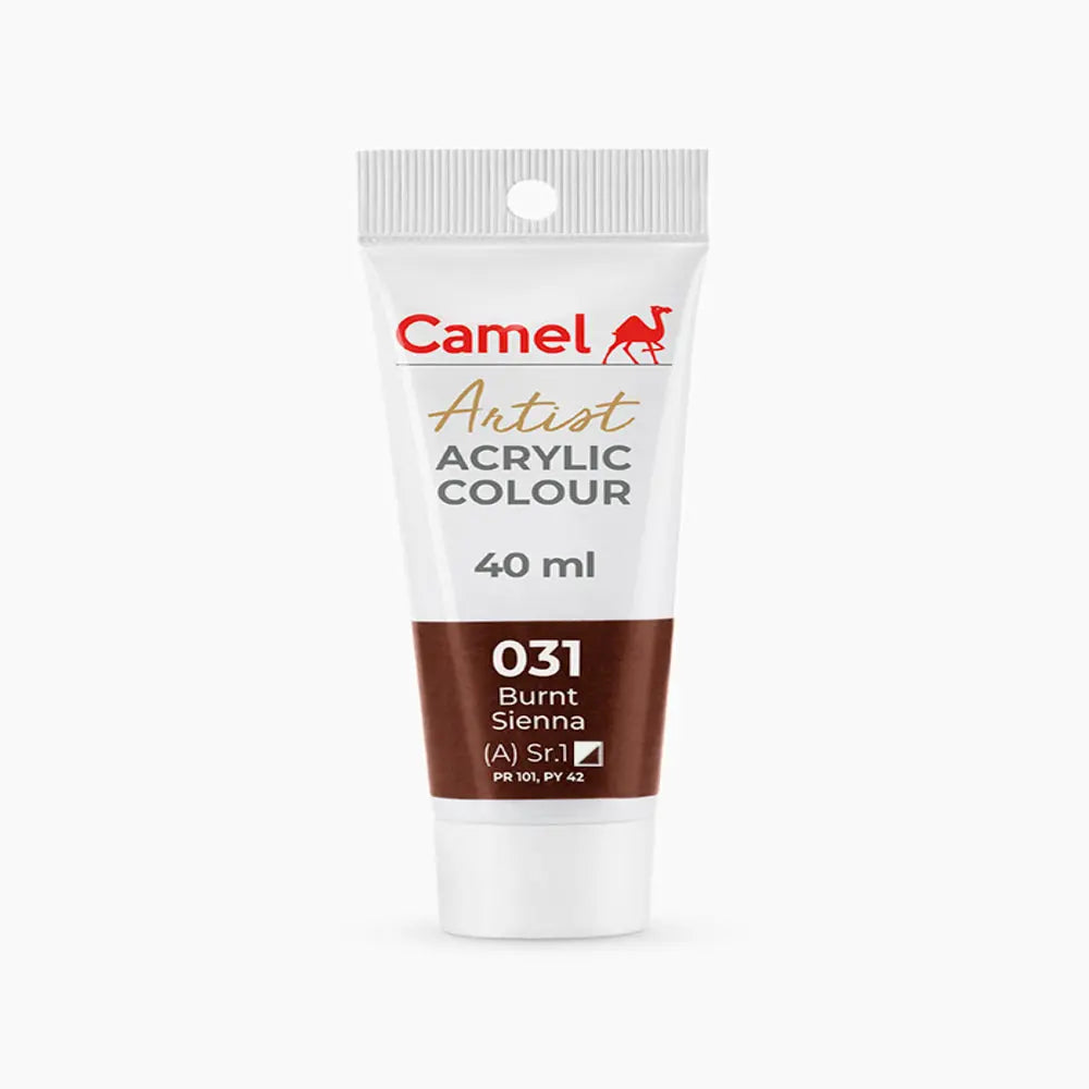 Camel Artist Acrylic Colour Tube Loose (A) Series 1, 40ml, Burnt Sienna-031