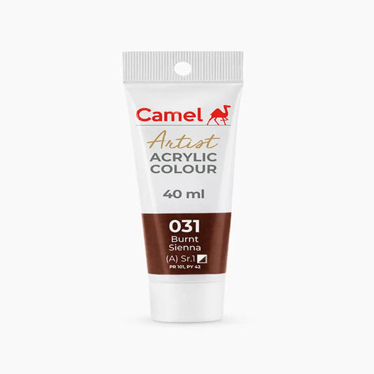 Camel Artist Acrylic Colour Loose (A) Series 1, 40ml, Burnt Sienna-031