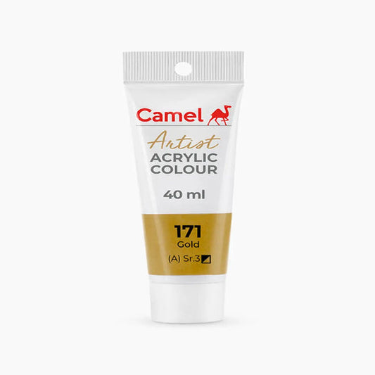 Camel Artist Acrylic Colour Tube Loose (A) Series 3, 40ml, Gold-171