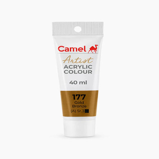 Camel Artist Acrylic Colour Tube Loose (A) Series 3, 40ml, Gold Bronze-177