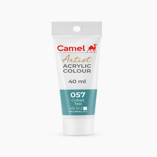 Camel Artist Acrylic Colour Tube Loose (A) Series 2, 40ml, Cobalt Teal-057