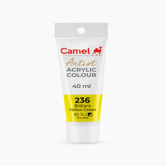 Camel Artist Acrylic Colour Tube Loose (B) Series 2, 40ml, Lemon Yellow-236