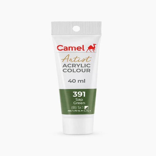Camel Artist Acrylic Colour Loose (B) Series 1, 40ml, Sap Green-391
