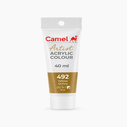 Camel Artist Acrylic Colour Loose (A) Series 1, 40ml, Yellow Ochre-492