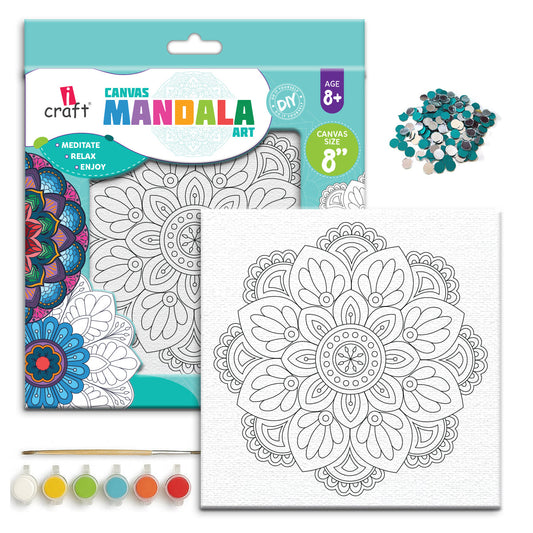 iCraft Canvas Mandala Art Kit
