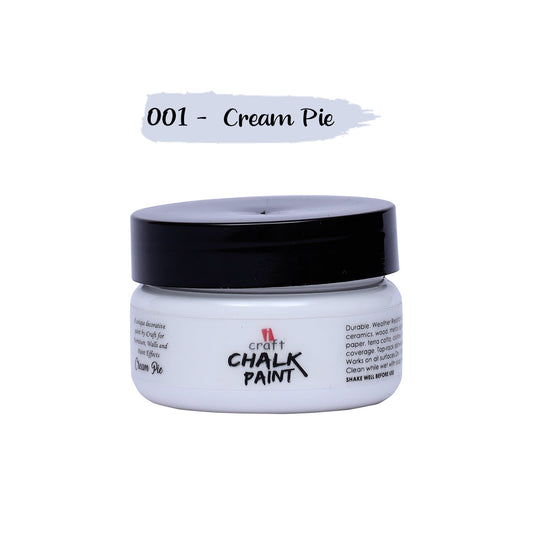 iCraft Chalk Paint 50ml, Cream Pie