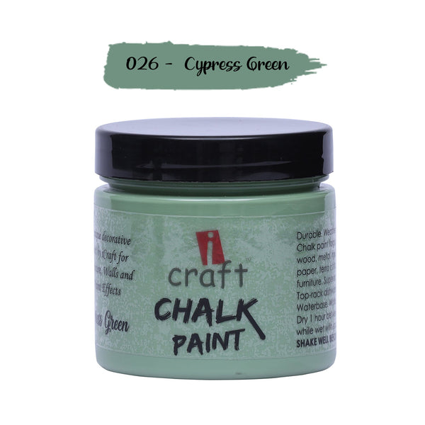 iCraft chalk paint bottle, 250ml, Cypress Green shade