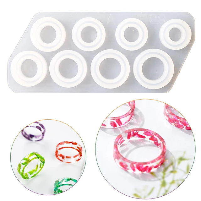 Silicone Mould Rings 8C 2.5x6 inches