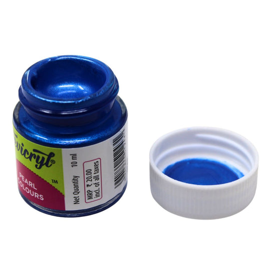 Pidilite Fevicryl Acrylic Colour 10ml, Pearl Blue-305