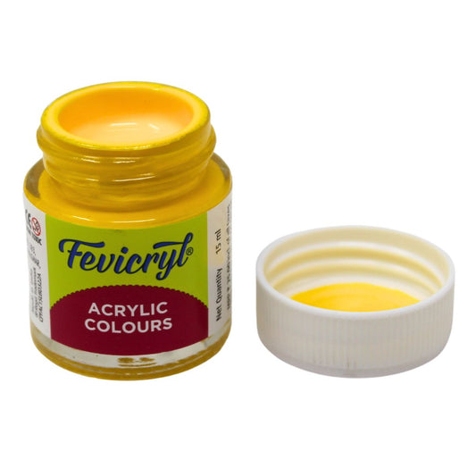 Pidilite Fevicryl Acrylic Colour 15ml, Golden Yellow-09